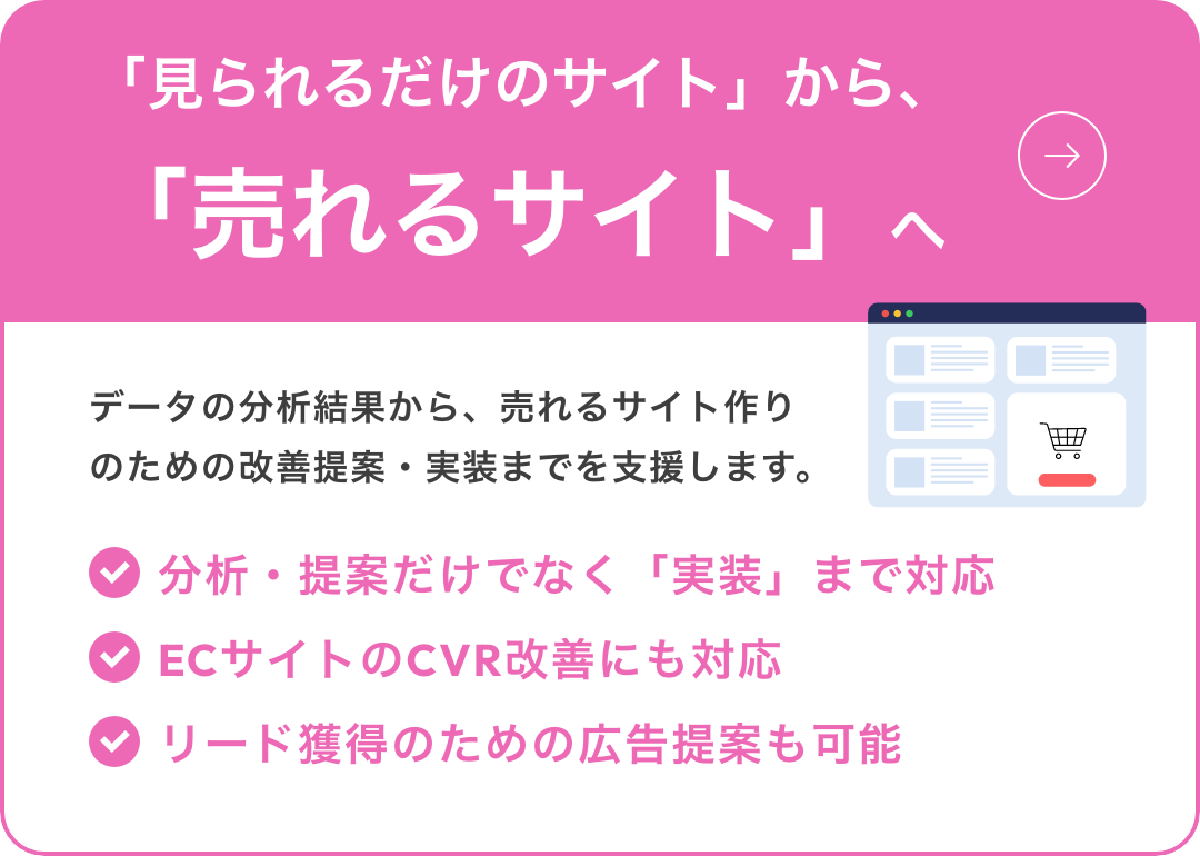 売上につながるサイト改善コンサル